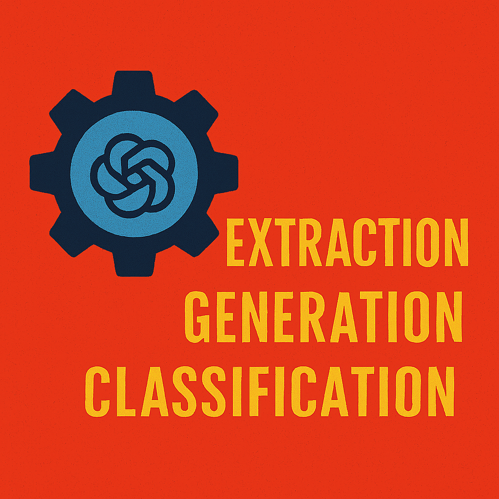 Extraction Generation Classification